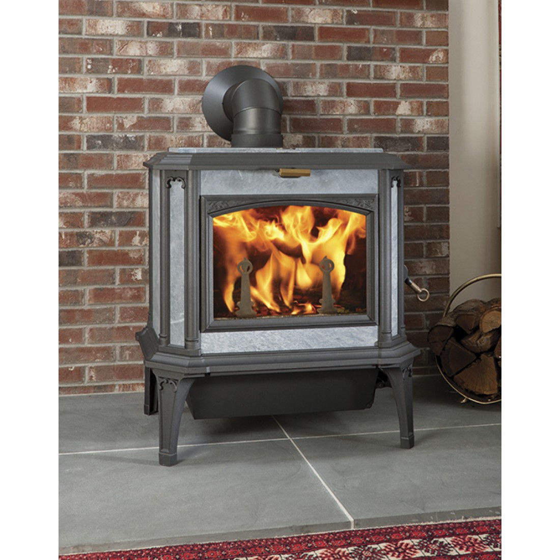 High Performance Soapstone Hybrid Wood Stove Woodstove